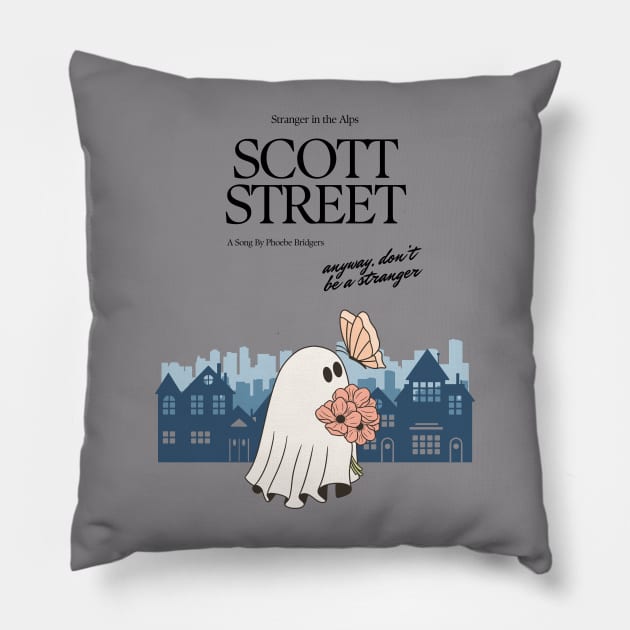 Scott Street Song - Phoebe Bridgers Merch Pillow by aplinsky