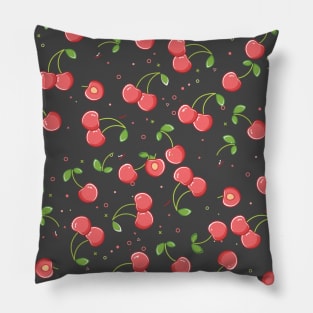 Lovely cherry seamless pattern Pillow