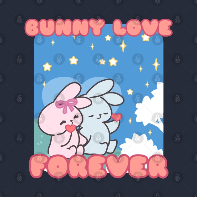 Cute Bunny Loves Forever by LoppiTokki