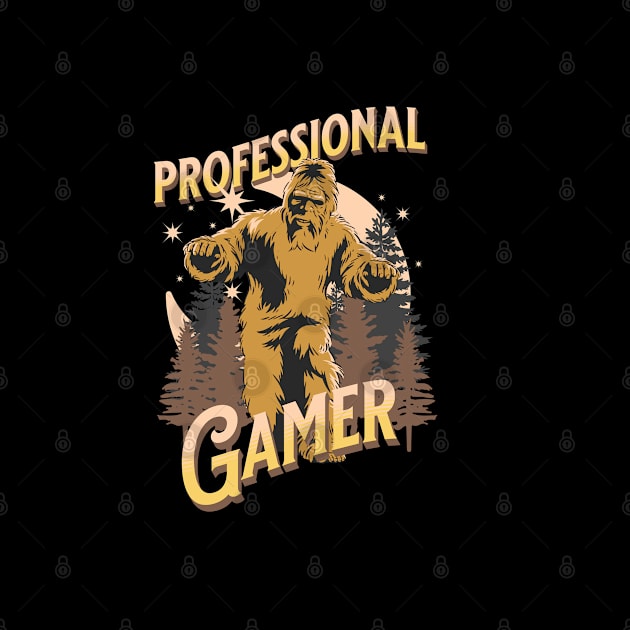 Vintage Professional Gamer Gift by QuirkyWay