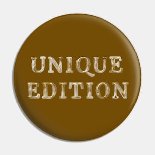 unique brown edition Pin