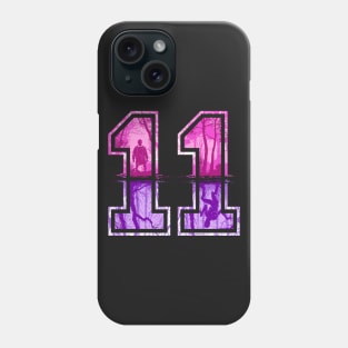 Strange Number 11 (pink-purple) Phone Case