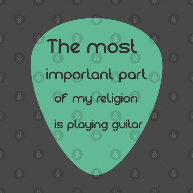 the most important part of my religion is playing guitar by yassinnox