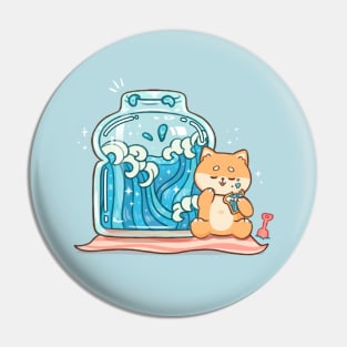 Jelly Waves Shiba Pin