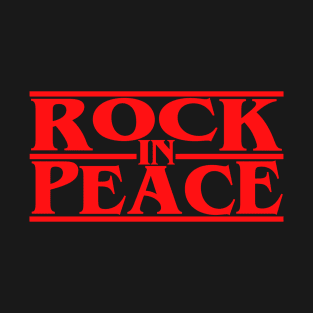 Rock In Peace Metal Music 80s vintage retro rip rock gods T-Shirt