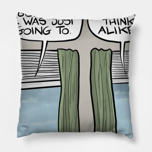 Great Blinds Think Alike Pillow