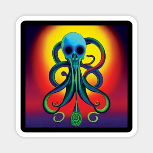 Skull and Tentacles Magnet