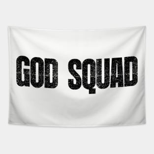 God Squad \ Black Vintage Tapestry