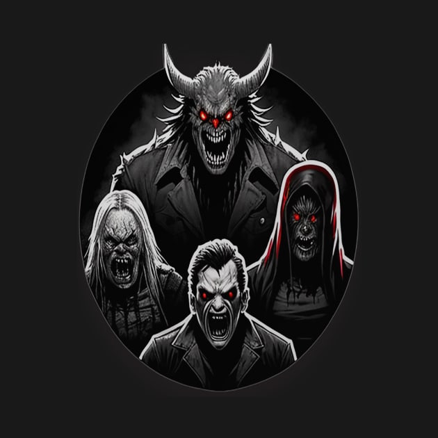 Classic Horror Movie Icons by H.M