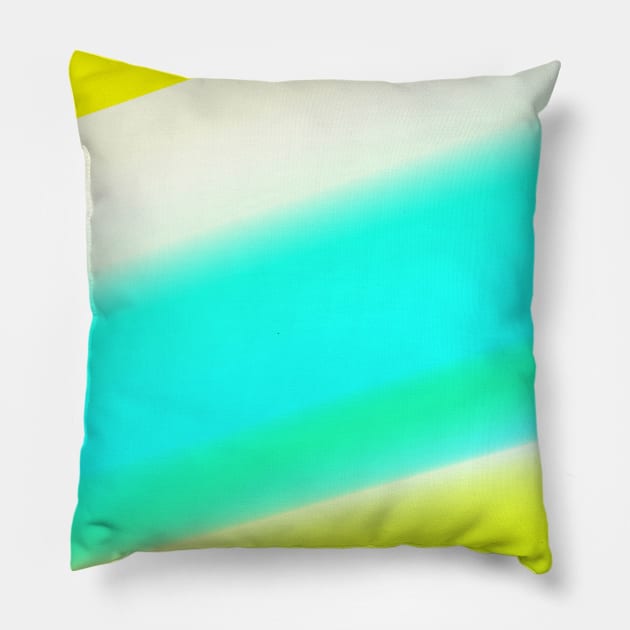 yellow green orange abstract texture Pillow by Artistic_st