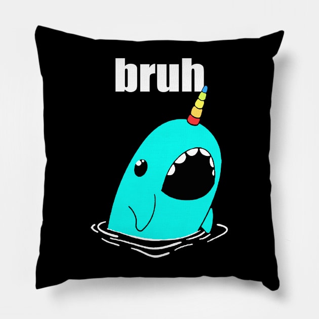 bruh Pillow by SeniGel