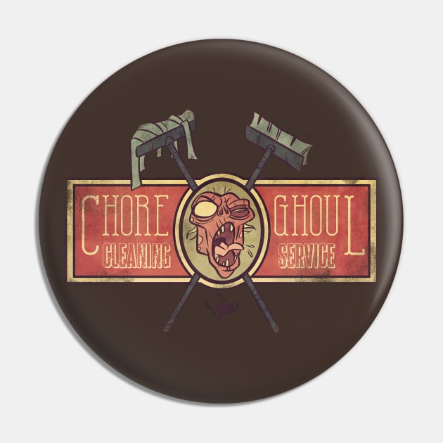 Chore Ghoul Pin by GalooGameLady