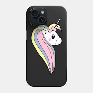 Cute Pink Unicorn Head Girly Pattern Phone Case