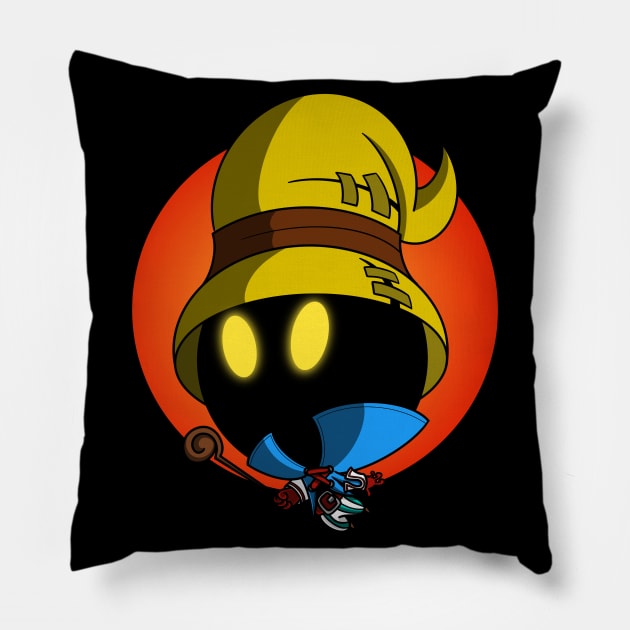 Everybody's favorite black mage Pillow by chrisnazario