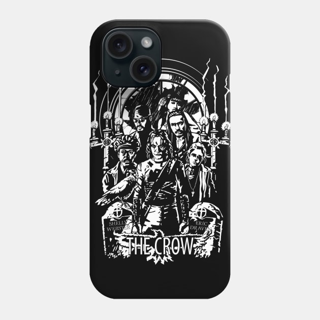 The Crow Phone Case by benvanbrummelen