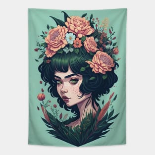 Flower Girl Tapestry