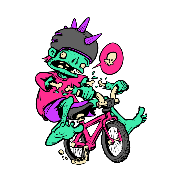 BMX Zombie by shanehuntart