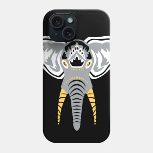 elephant head artwork Phone Case