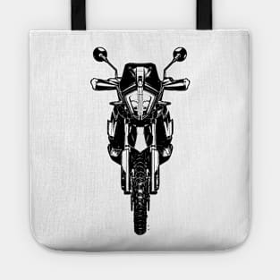 1290 Super Adventure Bike Sketch Art Tote