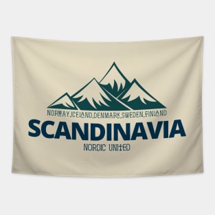 Scandinavia For Nature and Travelling Lovers - Summer Shirt Tapestry