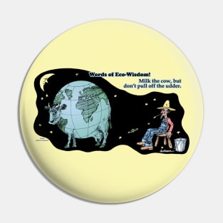 Words of Eco-Wisdom Pin