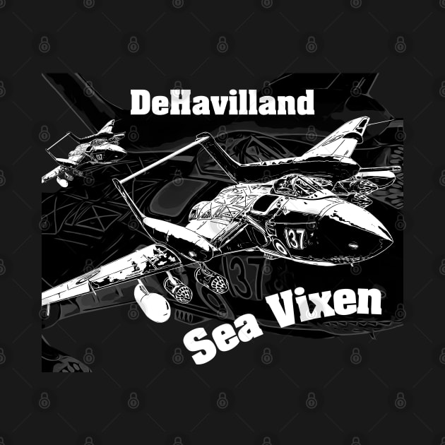 deHavilland Sea Vixen by aeroloversclothing