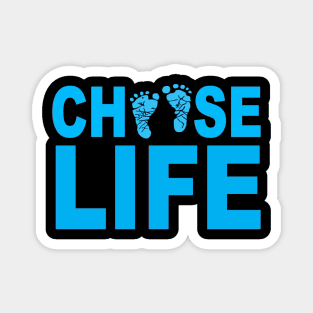 Choose Life Boy Blue Magnet