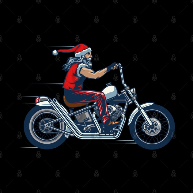 Santa Claus Biker by TambuStore