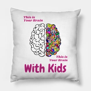 This Is Your Brain, This Is Your Brain With Kids Pillow