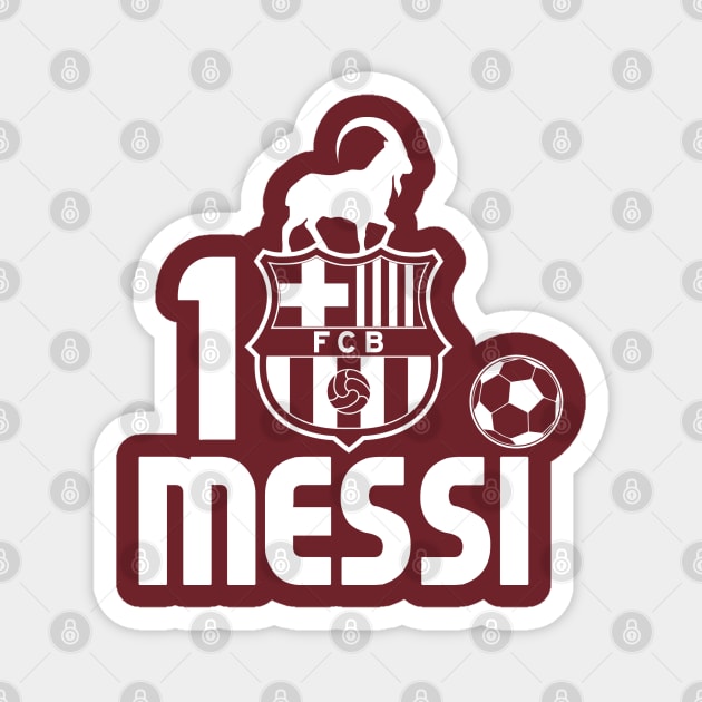 Messi GOAT Magnet by justSVGs