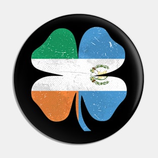 Guatemalan Irish Shamrock Guatemala Ireland St Patrick's Day Pin