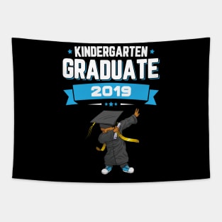 Dabbing Kindergarten Graduate Class Of 2019 Boys Tapestry