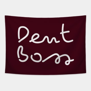 Dent Boss  - Flossing Like a Boss Dentist Humor Tapestry