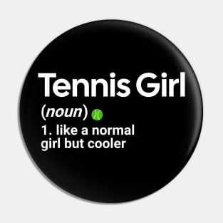 Tennis-Girl Pin