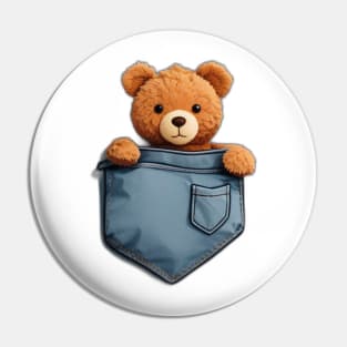 Bag Bear Shirt Pocket Protector School Enrollment Pin