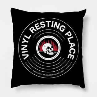 VINYL RESTING PLACE Pillow