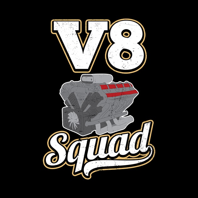 V8 Engine Shirt | Engine Squad Block Gift by Gawkclothing