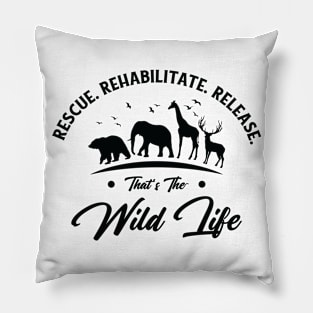 World Wildlife Day Animal Rescue Wildlife Conservation Pillow