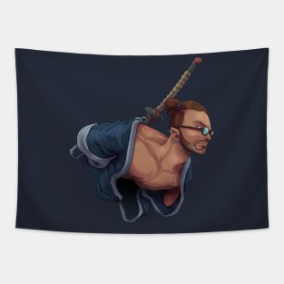 Half-elf Samurai Tapestry