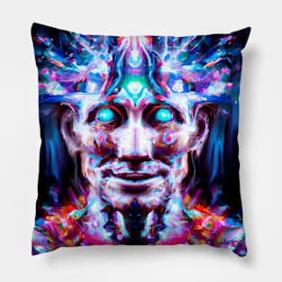 Techno-Shaman (7) Pillow