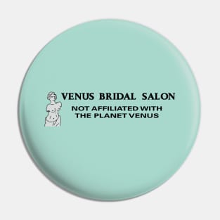 Venus Bridal Salon Pin