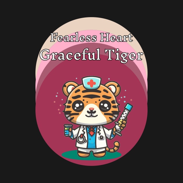 Fearless Heart, Graceful Tiger by pmArtology