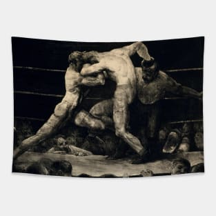 A Stag at Sharkey's by George Bellows Tapestry