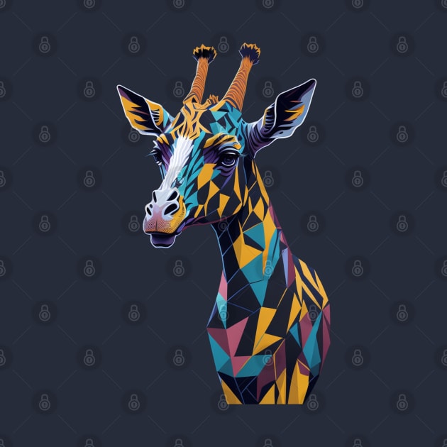 Giraffe wpap art by NekerArt