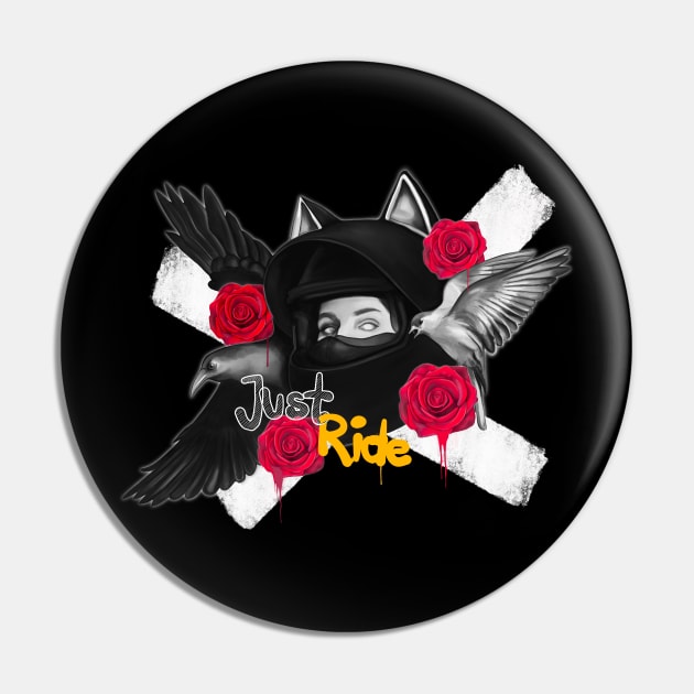 Just ride Pin by Meakm