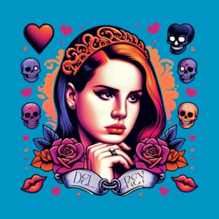 Lana Del Rey - 90s Neon Goth T-Shirt