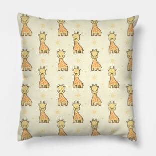 Giraffe Cute Animal Pattern Pillow