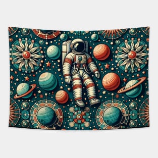 Astronaut in Outerspace Tapestry