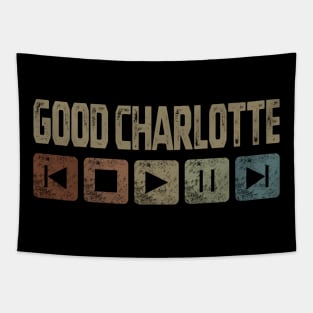 Good Charlotte Control Button Tapestry