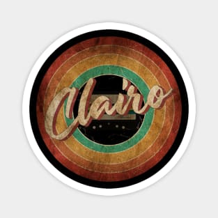 Clairo Vintage Circle Art Magnet